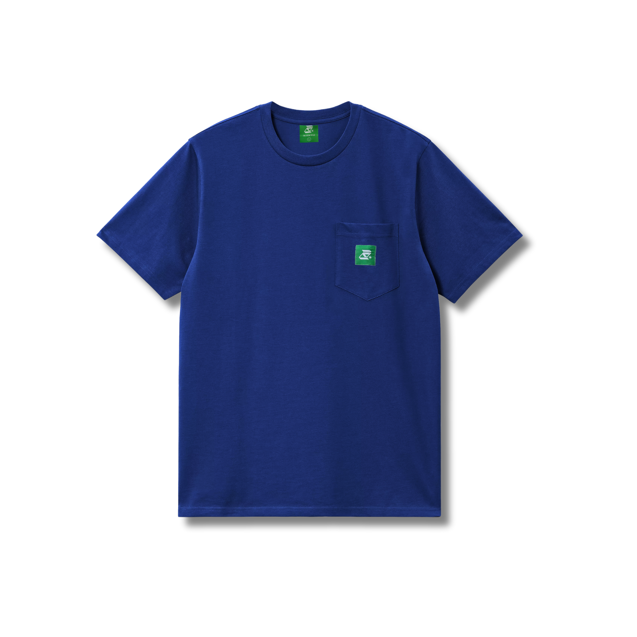 POCKET CREME - BLUE TEE