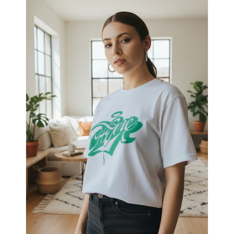 Creme X Fisek - White Tee