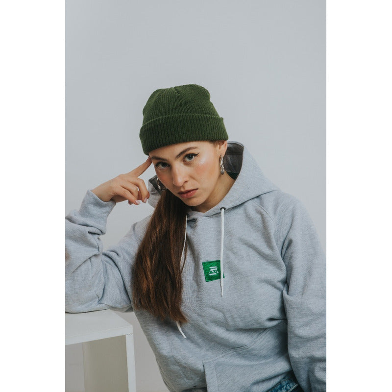 Box Logo - Grey Hoodie