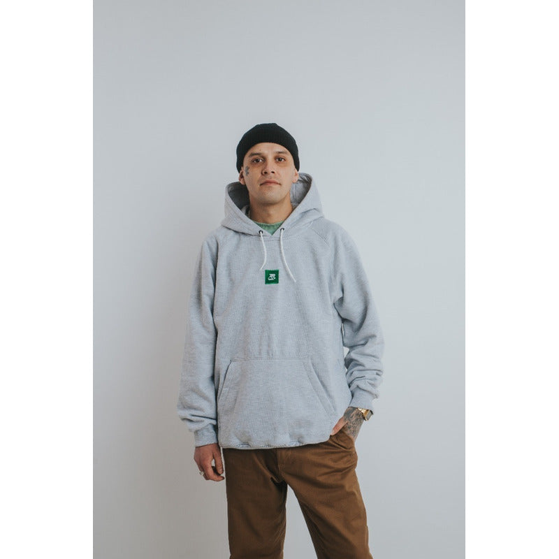 Box Logo - Grey Hoodie