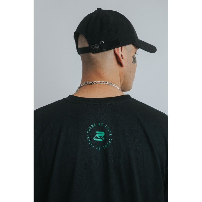 Creme X Fisek - Black Tee