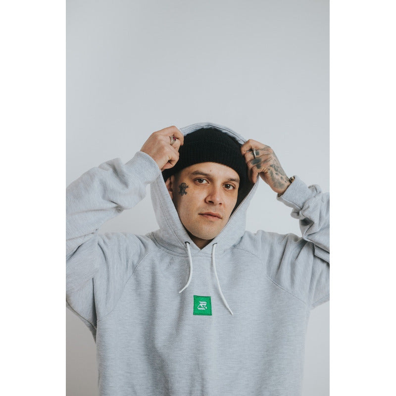 Box Logo - Grey Hoodie