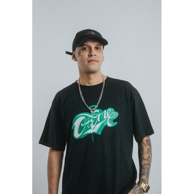 Creme X Fisek - Black Tee