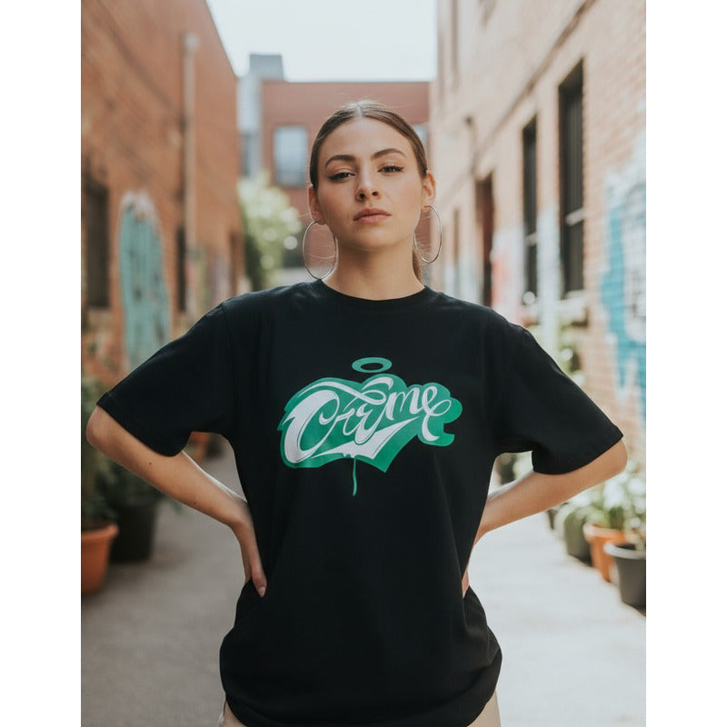 Creme X Fisek - Black Tee