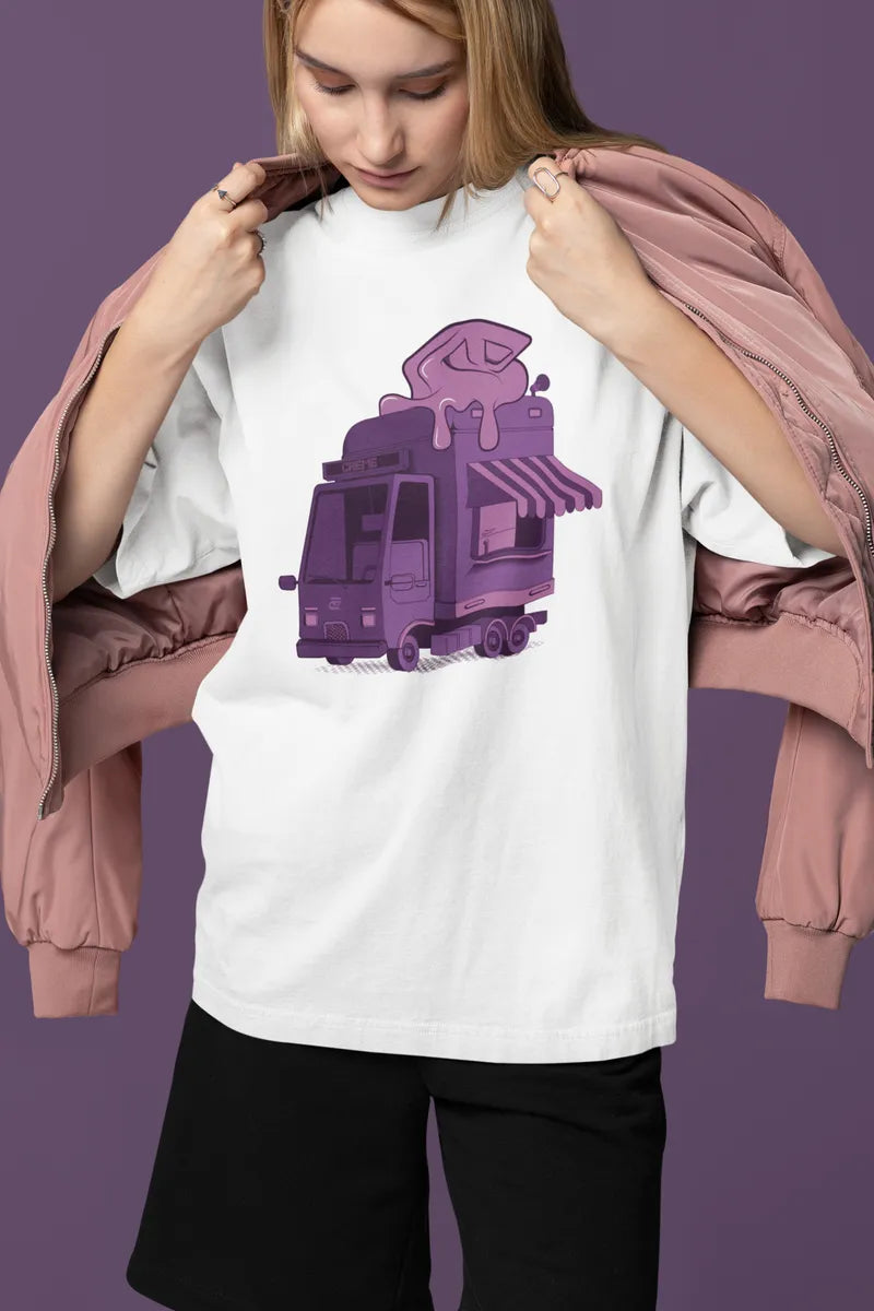 Moracreme - White Tee