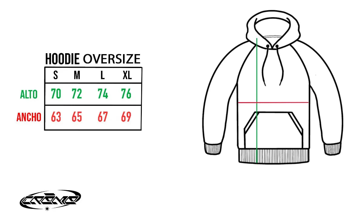 Matiah Chinaski - Grey Hoodie Oversize